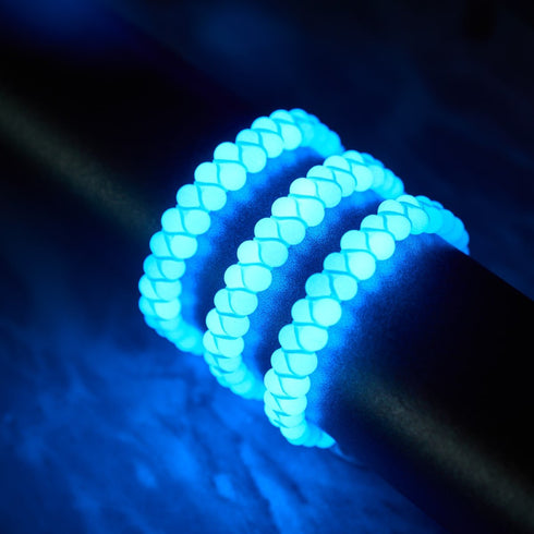 Azurblau x Ultramarin | Lumos Keramik | Vitality Makramee Armband